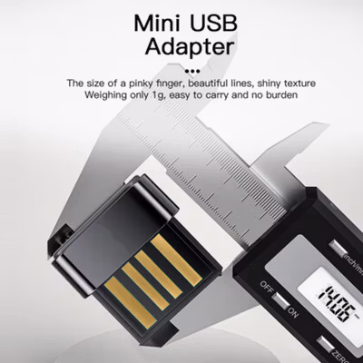 ESSAGER Adaptor Bluetooth 5.1 Dongle for PC Mouse Earphone Speaker - ES51 - Black — gambar 2
