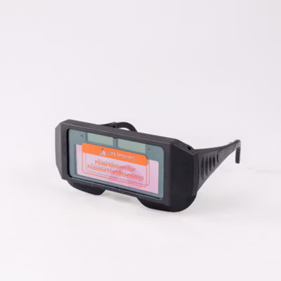 TaffGUARD Kacamata Las Otomatis Auto Darkening Soldering Goggles - 5100B - Black — gambar 2