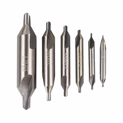 Taffware Mata Bor Center Drill Bits Set Precision 6 PCS - SV-VDB25 - Silver — gambar 2