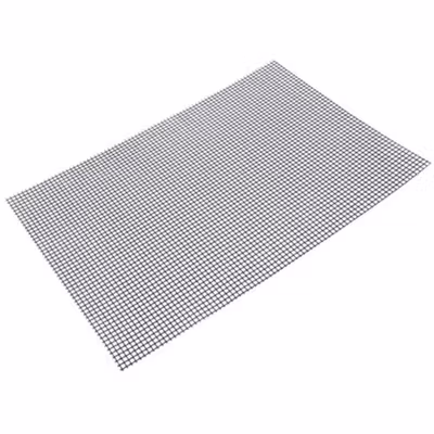 BLife Alas Panggang BBQ Grilling Mats Grid Shape 30x40cm - B30 - Black — gambar 2