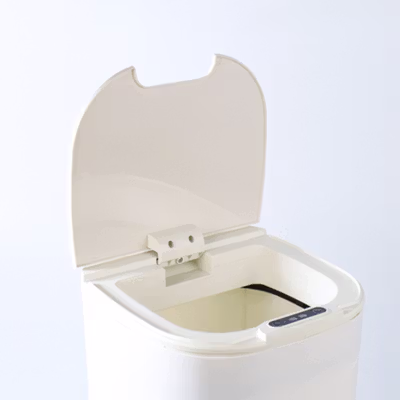 KIMD Tempat Sampah Smart Trash Motion Sensor 16L Versi Baterai - 599 - White — gambar 2