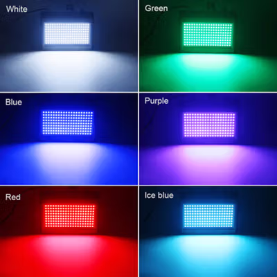 CHINLY Lampu Sorot LED Spotlight Stage Party 5050 SMD RGB 240V 35W - ST1003 - Black — gambar 2