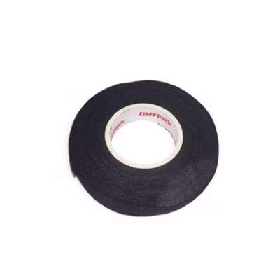 TaffPACK AG Lakban Kabel Listrik Adhesive Cloth Wiring Tape 15M 19mm - BI298 - Black — gambar 2