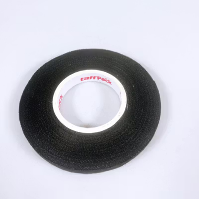 TaffPACK Lakban Kain Pembungkus Kabel Tape Heat Resistant 15M 9mm - TF12 - Black — gambar 2