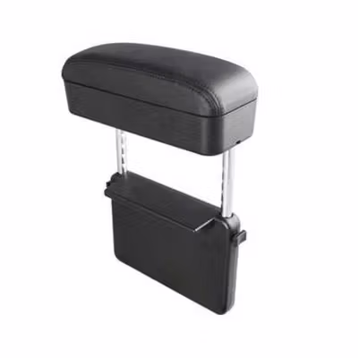 DE RAN FU Armrest Sandaran Tangan Rak Organizer Mobil - 6911 - Black — gambar 2