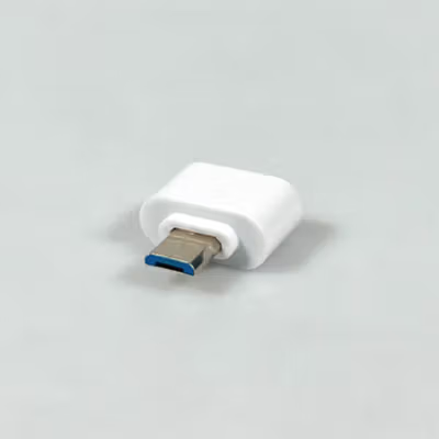 JETTING Mini OTG Adaptor Micro USB ke USB A Female - V8 - White — gambar 2