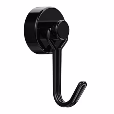TaffHOME Gantungan Dinding Magnetic Hook Wall Hanger Organizer - KE560 - Black — gambar 2