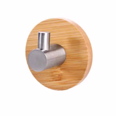 TaffHOME Gantungan Dinding Stainless Steel Hanger Single Hook - S0130T - Silver — gambar 2
