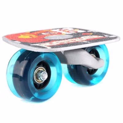 ODM Freeline Skate Anti Slip Drift 2 Roda LED Flashing - XK-SK0004 - Blue — gambar 2