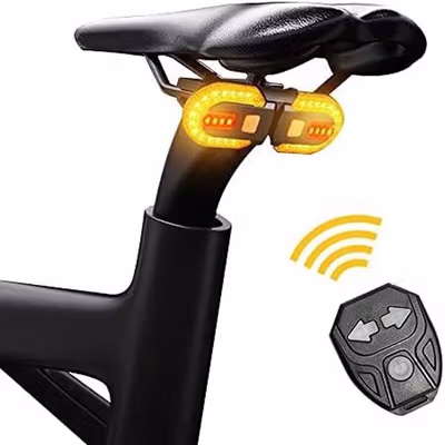 FY Lampu Belakang Sepeda LED Rechargeable Sein Tail Light 30 Lumens - FY-1825 - Black — gambar 2