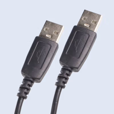 Taffware Kabel USB 2.0 USB A Male to Male untuk Printer Scanner TPE 1M - Black — gambar 2