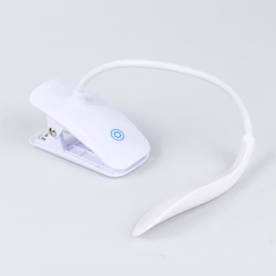Lampu Baca LED Portable USB Reading Lamp Cool White 5V 1A - SST-812 - White — gambar 2