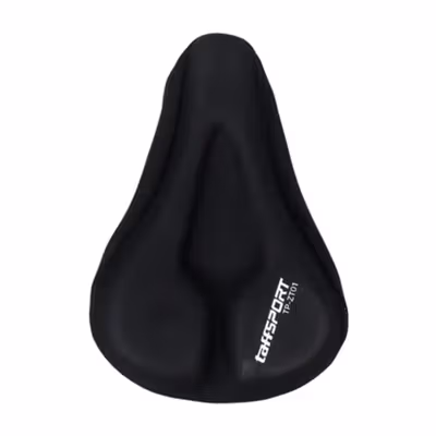 TaffSPORT Sarung Jok Sadel Sepeda 3D Silicone Gel - TP-ZT01 - Black — gambar 2