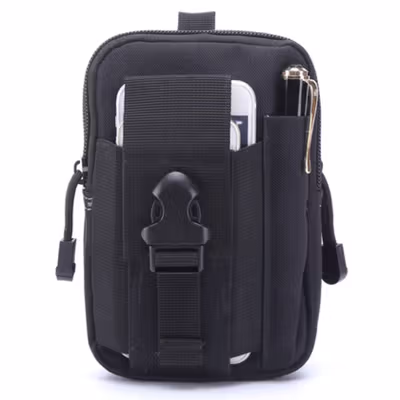 Deanfun Tas Pinggang Tactical Fanny Pack Outdoor Gear - ZSXD001 - Black — gambar 2