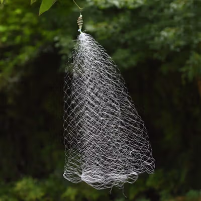 BOM NET Jaring Pancing Umpan Ikan Fishing Net Trap Cage Tackle Size 4 - 3918 - No Color — gambar 2