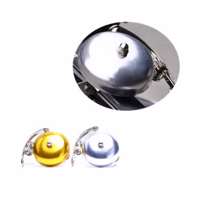 Cycle Zone Bel Sepeda Bike Horn Mini Retro Vintage Aluminium 85dB - CL-06 - Silver — gambar 2