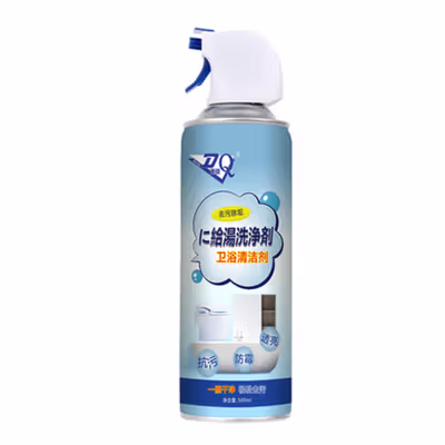 Daoqi Pembersih Kamar Mandi Busa Dry Cleaning Foam Spray 500ml - DQ500 - Blue — gambar 2