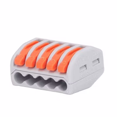 Guillermo Terminal Block Konektor Sambungan Kabel Listrik 1 PCS PCT-215 - GTB6 - Gray — gambar 2