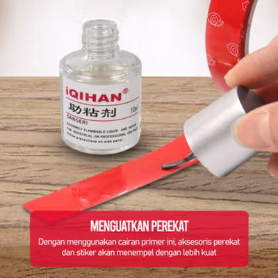 Taffware Cairan Primer Perkuat Lem Adhesive Aid Glue 10ml - G94 - Transparent — gambar 2