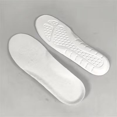 CULACING Insole Sepatu Alas Kaki Orthopedic Kain Velvet Breathable 41 - CGL796 - White — gambar 2