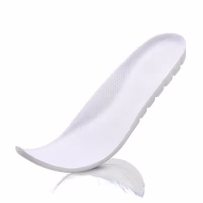 CULACING Insole Sepatu Alas Kaki Orthopedic Kain Velvet Breathable 44 - CGL796 - White — gambar 2