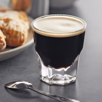 LOFIEE Gelas Kaca Aesthetic Kopi Teh Espresso Coffee Glass 133ml - LF-33 - Transparent — gambar 2