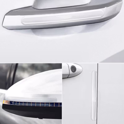 Dawndesslo Pelindung Pintu Mobil Car Door Bumper Guard 4 PCS - SD-215 - Transparent — gambar 2