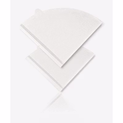 One Two Cups Kertas Saringan Kopi Filter Paper V60 1-2 Cups 100 PCS - V01 - White — gambar 2