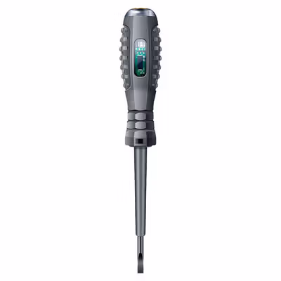 ANENG Obeng Tespen Tester Pen with Dual LED Indicator Minus Prefix - B05 - Gray — gambar 2