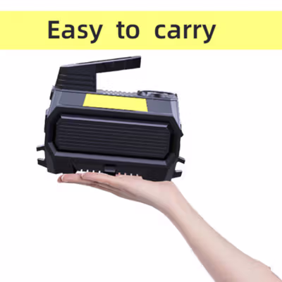 HSC Pompa Ban Elektrik Portable Air Compressor DC 12V 150 PSI - 8001 - Black — gambar 2