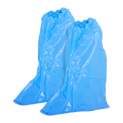 SAFEBET Jas Hujan Sepatu Anti Air Rain Shoes Cover PVC Non Slip Strap M 37-39 - H-101 - Blue — gambar 2