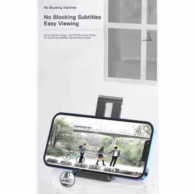ESSAGER Stand Smartphone Holder 6 Level Adjustable Portable Anti Skid - EZ01 - Black — gambar 2