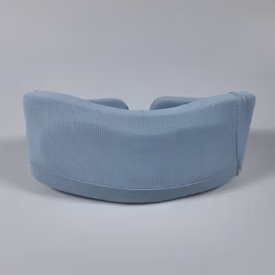 DELMU Penyangga Leher Collar Neck Cervical Support Adjustable Size L - D-34 - Blue — gambar 2