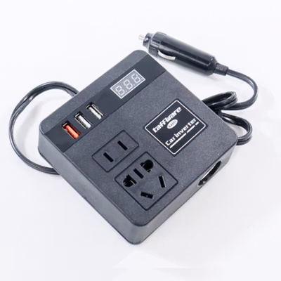 Taffware Power Inverter Mobil DC to DC 12/24V to 110/220V 100W - EA851 - Black — gambar 2