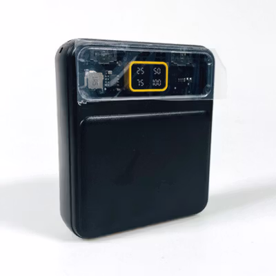 Yaika Power Bank 20000mAh Fast Charging 4in1 Cable Dual USB Port - BA-1699 - Black — gambar 2