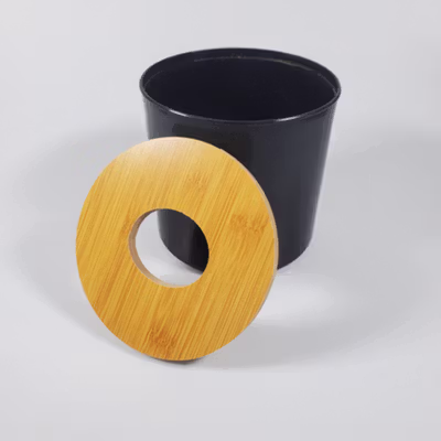 TaffHOME Kotak Tisu Kayu Multifungsi Wooden Tissue Box Tabung - ZJ003 - Black — gambar 2