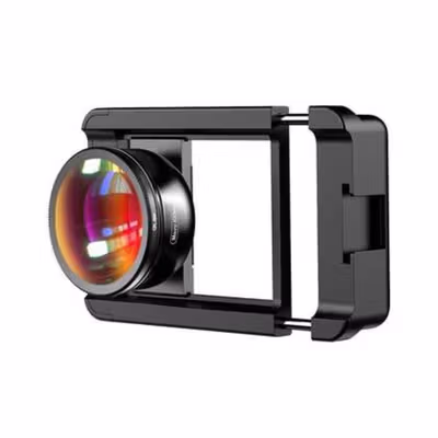 APEXEL Lensa Kamera HP Smartphone Macro Lens Clip 10X CPL Filter - APL-HB100CPL - Black — gambar 2
