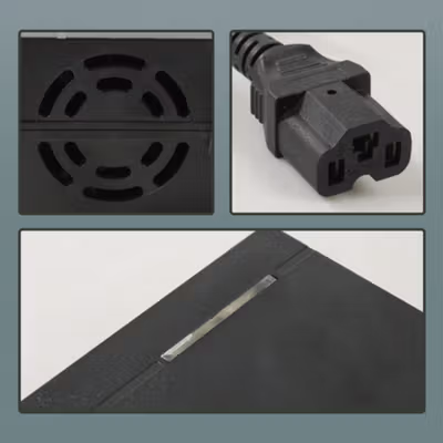 JNENCONN Adaptor Charger Baterai Skuter Sepeda Listrik IEC 54.6V 3A - 48V3A - Black — gambar 2