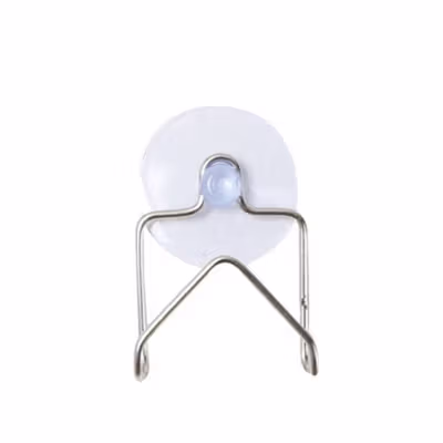 Byfa Rak Gantungan Spons Peralatan Dapur Suction Cup Sponge Holder - KSS39 - Silver — gambar 2