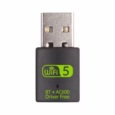 Comfast Mini USB WiFi Bluetooth 2in1 Dongle Dual Band 802.11AC 600Mbps - K605 - Black — gambar 2