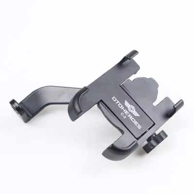 OTOHEROES Holder Motor Smartphone Full Alloy Body - C-2 - Black — gambar 2