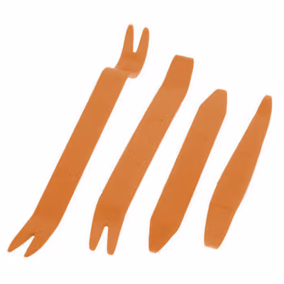 OTOHEROES Pry Tool Plastik Interior Mobil Alat Pengungkit Set 4 PCS - AA16 - Orange — gambar 2