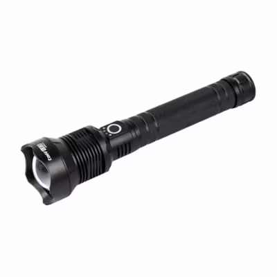 TaffLED Senter LED XHP 70 Rechargeable Waterproof IPX4 2000 Lumens - JHS522X - Black — gambar 2