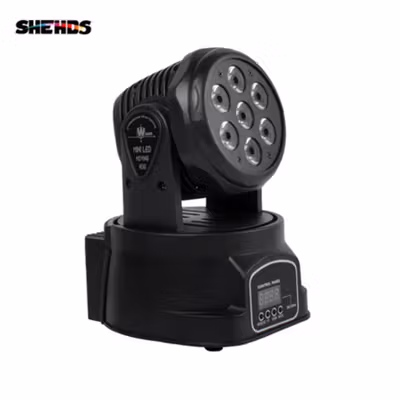 SHEHDS Lampu Sorot Panggung LED Spotlight Stage RGB DMX512 240V 150W - SHE-0718 - Black — gambar 2