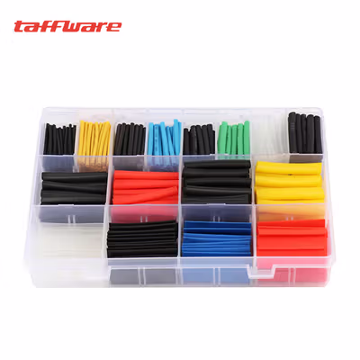Taffware Selongsong Pelapis Kabel Insulasi Heat Shrink Tube 580 PCS - E001-M011 - Multi-Color — gambar 2
