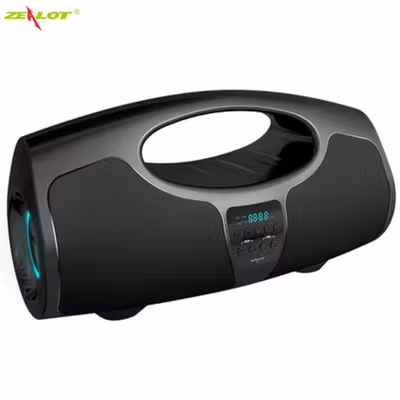 ZEALOT Bluetooth 5.0 Speaker Portable Powerful Boombox 40W - P1 - Black — gambar 2