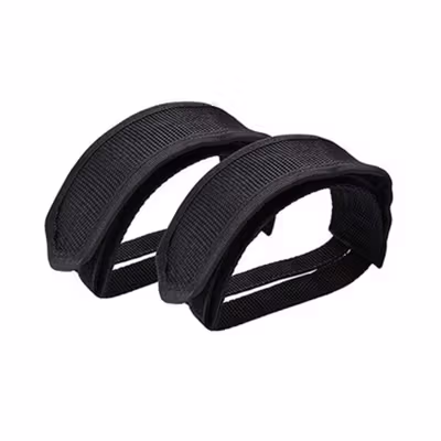 TaffSPORT Tali Pedal Sepeda Universal Bicycle Pedal Foot Strap - YQ097 - Black — gambar 2