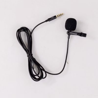 TaffSTUDIO Deluxe 3.5mm Microphone with Clip for Smartphone Laptop - EY-510A - Black — gambar 2
