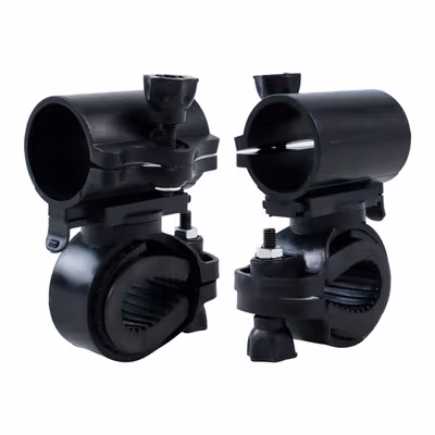 AloneFire Holder Senter Sepeda Flashlight Bracket Mount 360 Degree - AB-2961 - Black — gambar 2