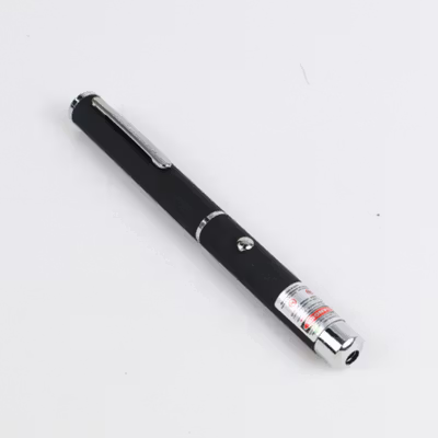 Taffware Laser Pointer Pen Presentasi High Power Baterai AAA 5mw Beam Hijau - ZY0001 - Black — gambar 2